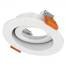  64731 - LED Lumeina Downlight Trim 4IN White Recessed/Gimbal  Round STANDARD